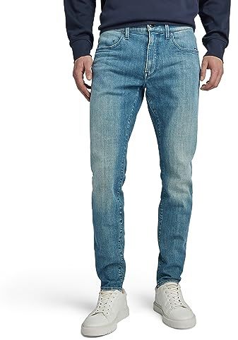 G-STAR RAW Herren Revend FWD Skinny Jeans, Blau (Faded Blue Pool D20071-D440-G121), 33W / 34L