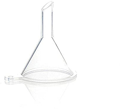 10 Stück Mini-Trichter für Parfüm-Diffusor-Flasche, kleine Kunststoff-Flüssigöl-Trichter, Alkohol-Labor-Werkzeuge, 4 Verpackungsfarben, Flaschen