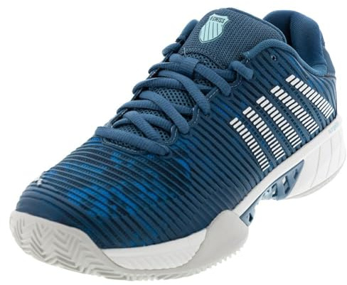 K-Swiss Performance Big Shot Leather Damen Tennisschuhe | Tennis, Pickleball, seitliche Unterstützung, gepolstert, langlebig, stabile Unterstützung, atmungsaktiv, leicht, Leistung