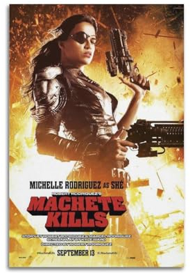 VZRSQZK Machete Kills Filmposter, dekoratives Gemälde, Leinwand-Wandposter und Kunstdruck, modernes Familienschlafzimmer-Dekor-Poster, 20 x 30 cm