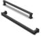 FURNIWARE 10 Pack Matt Black Cabinet Handles, Drawer Pulls 192mm(7.6 Inch) Hole Center, Hardware Modern Kitchen Cabinet Door Handles, for Kitchen, Bathroom, Wardrobe Cabinets Cupboard