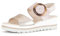 Gabor Damen Keilsandalen, Frauen Sandalen,Sommerschuhe,Freizeitschuhe,offene Schuhe,Strandschuhe,Keilsandaletten,bequem,Puder/Rose,40 EU / 6.5 UK