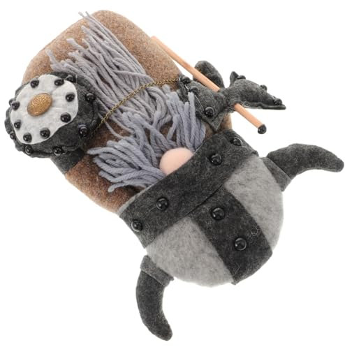 DECHOUS Wikinger-Puppe Wikinger-Krieger-zwerg-Puppe Spielzeug Für Kinder Nordisch Schwedisch Nisse Skandinavisch Dekorative Wikingerpuppe Spielset Für Kinder Stoff Navia Ältere Einzigartig
