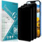 Slanku 3 Pack Privacy Screen Protector For iPhone 13, 13 Pro, 14 Tempered Glass, Anti-Spy, 9H Hardness, Case Friendly, Bubble Free, Anti Scratch