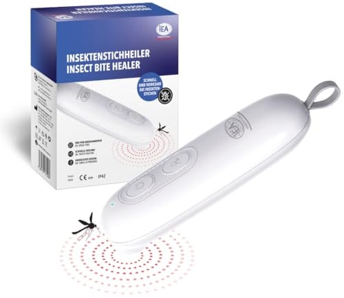 IEA Medical Insektenstichheiler elektrisch, Mückenstich Hitzestift, Mückenstichheiler, Hitzestift gegen Mückenstiche, Mückenstift elektrisch gegen Mückenstiche, elektrischer Stichheiler