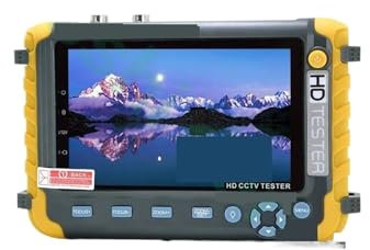 KOULEER CCTV-Tester, CCTV-Monitortester, IV8W 5 Zoll CCTV Tester Monitor 8MP TVI AHD CVI CVBS Überwachungskamera Tester Unterstützung PTZ VGA Eingang PoE-Netzwerktools(IV8W)