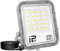 RIGIDON 30W Proyector led exterior, 3000LM Foco led exterior con enchufe, Blanco Frío Luz Led Exterior, Iluminación de Exterior Seguridad, Impermeable Floodlight para Jardín, Patio, Garaje, Hof