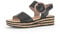 Gabor Damen Sandaletten, Frauen Sandalen,Best Fitting,Riemchensandalen,Leichter Absatz,Sommerschuhe,schwarz (So.schw.),43 EU / 9 UK