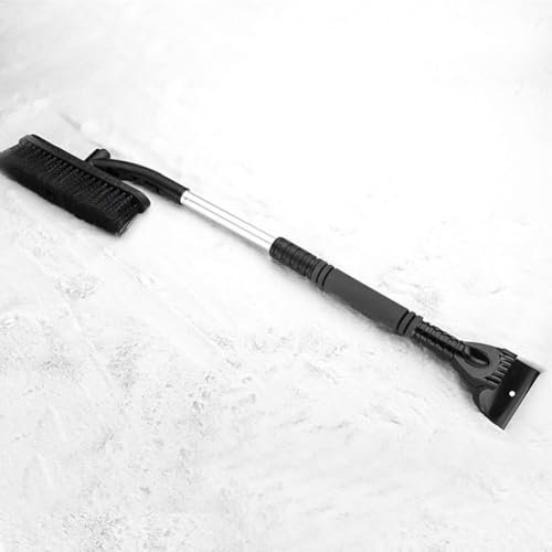 SRTMIRJJ Grattoir à Glace pour Voiture pour A1 A3 A4 A5 A6 A7 A8 Q2 Q3 Q5 Q7 Q8 S1 S3 S4 S5 S6 S7 S8 SQ5 TT, Brosse Neige Voiture Détachable Extensible, Grattoir à Neige avec Poignée en Mousse,C