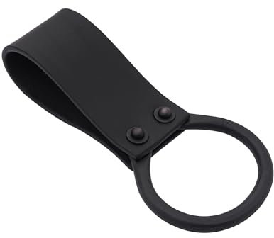 Lord of Battles Medieval Genuine Leather Axe Frog | Axe Holster with Belt Loop | Waist Holder for Axes, Tools (Black)