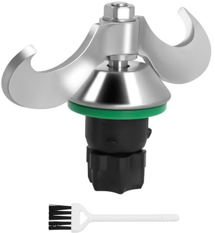Couteau à Pâte Compatible avec Thermomix TM5 TM6, Couteau Lame de Rechange en Acier Inoxydable, Couteau à Mélanger La Pâte pour le Pétrissage
