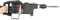 1000W Demolition Jack Hammer - 30J Impact Energy, Includes 3 Drills & 2 Chisels, for Ground Slotting, Rock Breaking, Wall Drilling and Concrete Demolition.