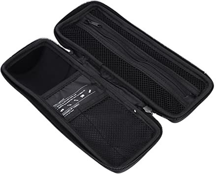 Bottle Cage Tool Bag, Portable Bike Repair Tools Bag Hard Shell Bike Bottle Storage Bag Cycling Accessories for Outdoor Cycling (Large pure black)