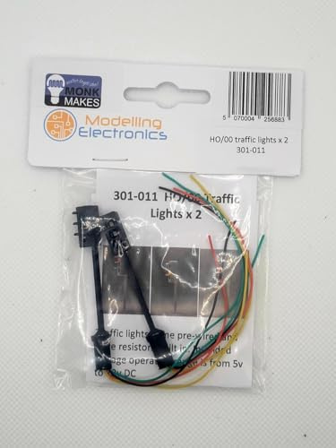 Model Railway traffic lights x 2 HO/00 1:76 scale