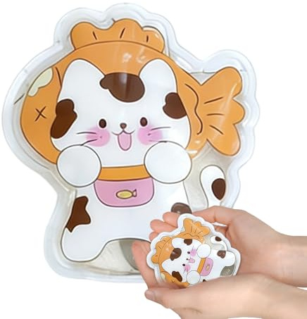 Cartoon Handwärmer – Selbstheizendes Pad für Wintersport, Cmc Gel mit PVC-Abdeckung, langlebige Taschenheizung, Outdoor-Camping, Reisen, Pendeln, Indoor, Familie, Chilly, Wetter-Komfort-Zubehör