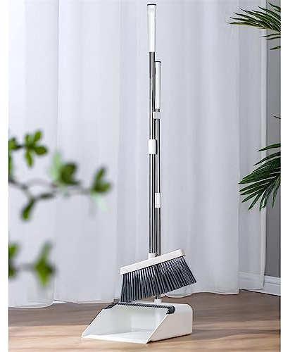 Dustpan and Brush Sets, Broom Dustpan Set Whisk Household Sweeping Combination Mop Does Not Stick to Hair