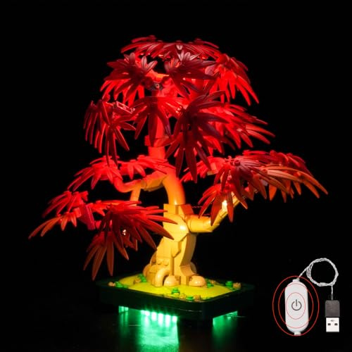 Led Beleuchtungs Set kompatibel mit Lego Bonsai Aus Rotem Ahorn 10348, Nur Led Licht - Modellbausatz Nicht Enthalten