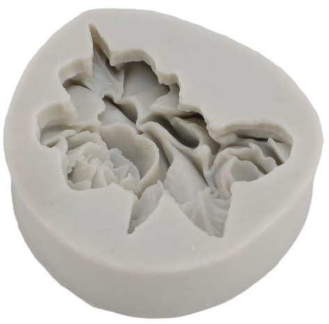 SIXRUN Moldeo de Velas Gardenia, Moldeo en Forma de Flor de Silicona Gruesa y Flexible para Hacer Velas y Hacer Regalos
