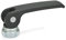 Ganter Normelemente GN 927-101-M8-A-B 927-101-M8-A-B-Exzenterspanner mit Innengewinde, Form A: mit Stellmutter, Grifflänge l1: 101mm Gewinde d2: M8