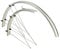 GENERICO 8055320652721, Parafanghi Unisex Adulto, Silver, 37 mm