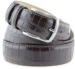 La Bottega del Calzolaio Handgefertigter Gürtel aus Krokodil Made in Italy