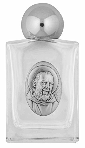 Venerare Weihwasserflasche aus Glas (padre Pio)