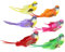 ToSSme 6PCS Bunte sehr Nette künstliche Schaum Feder Minihandwerk Vogel Ausgangsgarten Dekor, Weihnachtsbaum Verzierungen