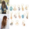 Nikou Haarzopfringe, Haarschmuck Mehrzweck Dreadlocks Schmuck Ring Shell Haarring DIY Haar Zubehör 13 Stück Mode für Frauen und Mädchen