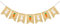 FAKTEEN Wimpelkette mit Aufschrift Happy Easter, aus Sackleinen, Kaninchen und Karotte, zum Aufhängen, Girlande für Frühling, Ostern, Partydekoration, Fotoautomaten-Hintergrund