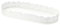 Ikea Samverka 503.887.20 Kerzenschale, oval, Größe 13 ¾x6, Weiß