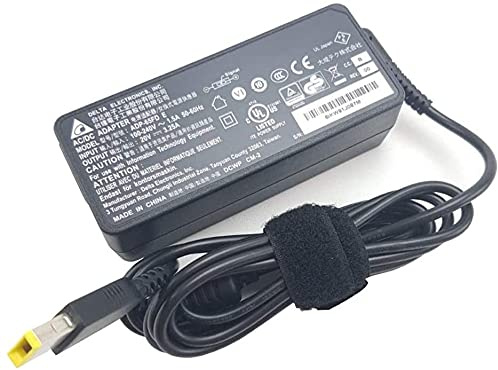 Delta Electronics AC Adapter for laptop, compatible with Lenovo Ideapad 300 300S 305 500 500S Flex 10 20V 3.25A 65W Replacement Notebook Adaptor Mains Power Supply Charger