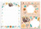 Briefblock mit Umschlag für Kinder Tiere Faultier Briefpapier-Set (Block A5 mit 25 Blätter + 15 Umschläge)