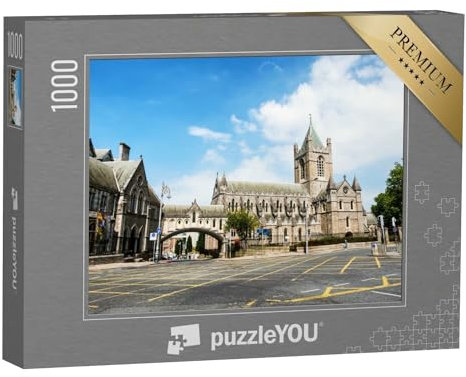 puzzleYOU: Puzzle 1000 Teile „Alte Christ Church Cathedral in Dublin, Irland“ – aus der Puzzle-Kollektion Dublin, Europäische Städte
