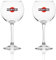 2 Stück Original MARTINI Glas Gin Gläser Ballonglas mit Logo transparent