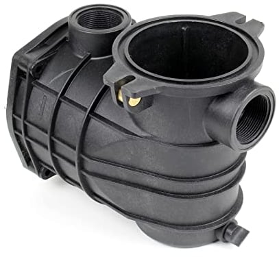 XPOtool Cuerpo de bomba pieza de repuesto para bomba de piscina negro distancia salida/entrada 205mm