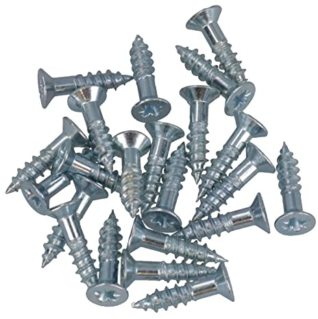 5mm x 20mm PZ2 Drive Countersunk Wood Chipboard Screws Fasteners 22pc