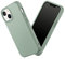 RhinoShield Case kompatibel mit [iPhone 13 Mini] | SolidSuit - Stoßdämpfende & schlanke Schutzhülle mit Premium Finish - 3.5 Meter Fallschutz - Austauschbare Kamera-Ringe - Salbeigrün