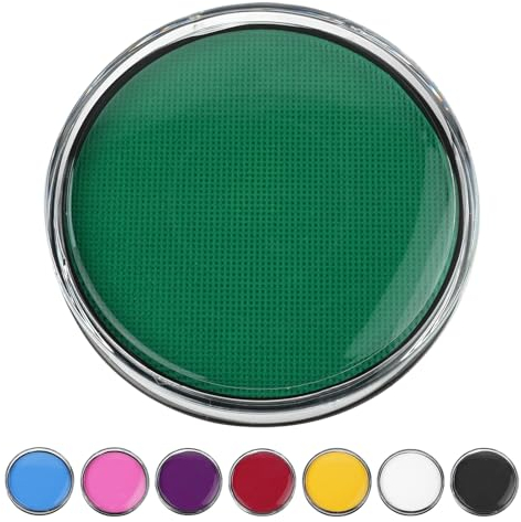 LOPHE Water Color Schminke, 30g vegan Bodypainting Farben Schminke Kinder, Waschbar Theaterschminke Körperfarbe, Gesichtsfarbe Kinderschminke für Make up Karneval & Halloween Party (Grün)