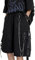Kisswow Damen Cargo Shorts mit Kette Gothic Kleidung Harajuku Goth Hosen Multi-Pocket Punk Koreanische Kleidung für Frauen, 7 Schwarze Shorts, 4X-Groß
