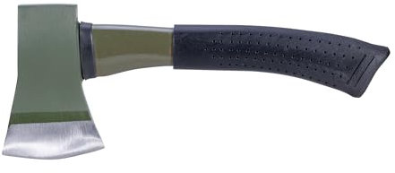 Mil-Tec Vollstahlaxt mit Kopftasche Oliv