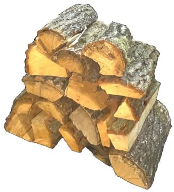 Brennholz 25kg getrocknet – perfektes Feuerholz für Kamin und Grillen, Anfeuerholz
