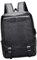 F Fityle Zaini per Pc Portatili Zaino per Laptop 16,93 X 11,81 X 5,51 Pollici Zaino in Pelle Uomo per Notebook, Con Spallacci Regolabili E Maniglia Superiore, Impermeabile, Leggero, nero