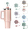 Velaco 7pc 0.4in/10mm Silicone Straw Covers - Compatible with Stanley 20-40 Oz Cup, Dust-Proof Straw Caps for Water Bottle