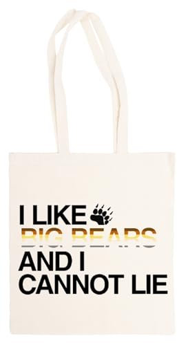 Suzetee Lgbt I Cannot Lie Gay Bear Pride Beige Einkaufstasche Wiederverwendbare Tragetasche
