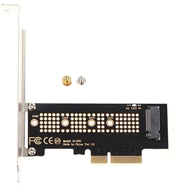 KASFDBMO M.2 NVME To PCIE Adapter NVME SSD M.2 PCIE X1 X16 Expansion Card Computer Adapter Interfaces M.2 To PCIE Adapter Video Editing Tool