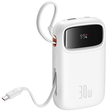 Baseus QPow2 PBank 30W 10K - White