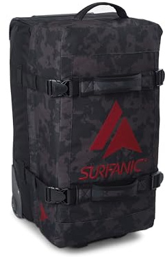 Surfanic Maxim 3.0 70L Roller Bag (Black Map)