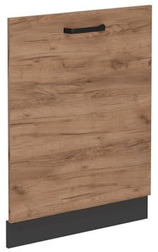 Vicco Geschirrspülblende R-Line, Goldkraft Eiche, 60 cm ohne Arbeitsplatte