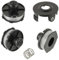 EPLZON Rasentrimmer für Makita 196146-9/195858-1, Rasentrimmerfaden Ersatz für Makita Akkusence 18V DUR181Z, DUR181RF, DUR181 Länge 8m, Ø1,60mm mit Spulenabdeckung(3 Spulen+1 Kappe+1 Frühling)