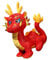 ibasenice Poupée Mascotte De L'année du Dragon Dragon Chinois De Dragon en Peluche Dragon Nouvel an en Peluche Dragon du Nouvel an Chinois Peluches Mignonnes Coton PP